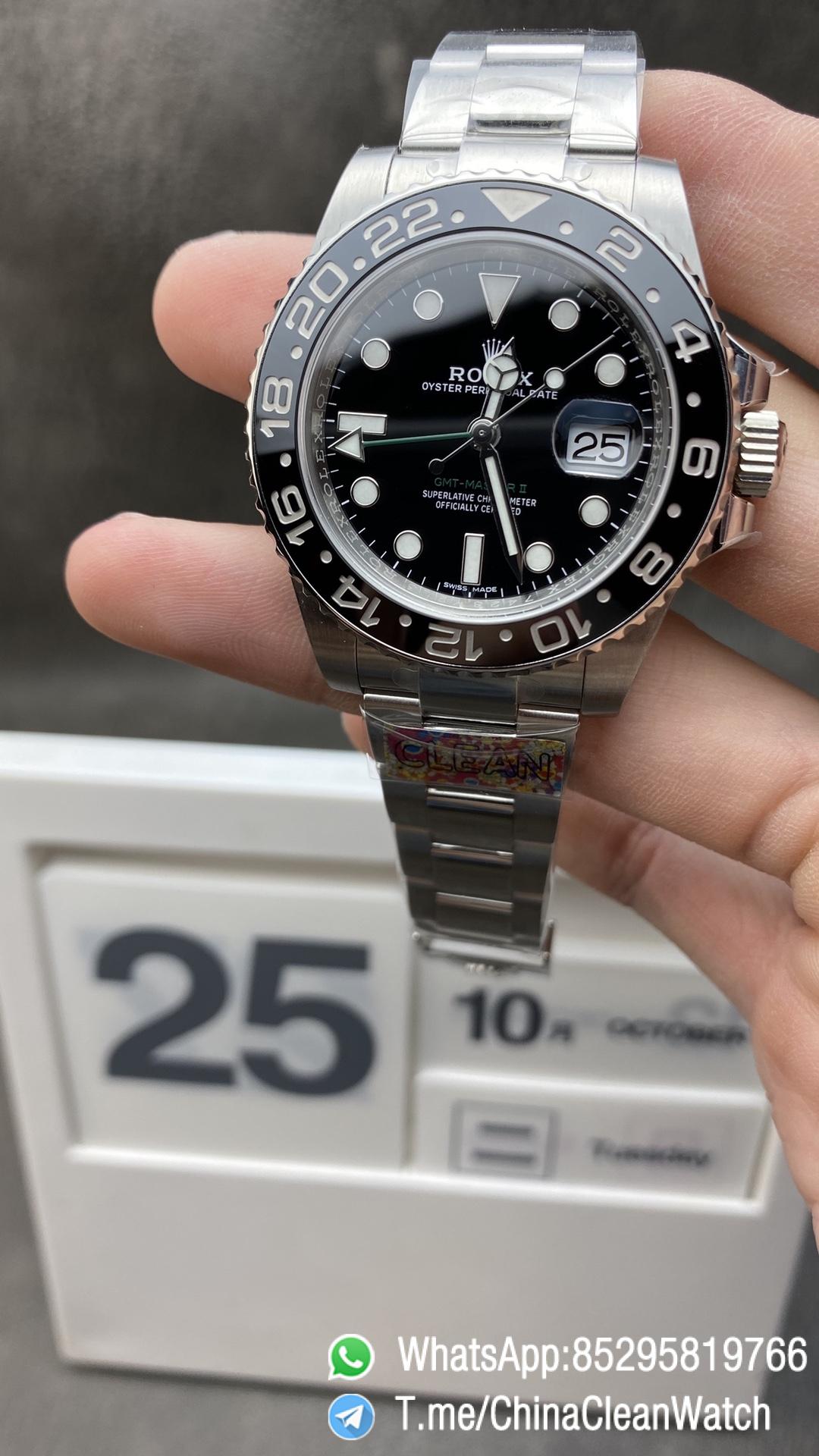 Clean Factory Watch Rolex GMT Master II 116710LN Black Dial Clean Factory Watch Rolex GMT Master II 116710LN Black Dial