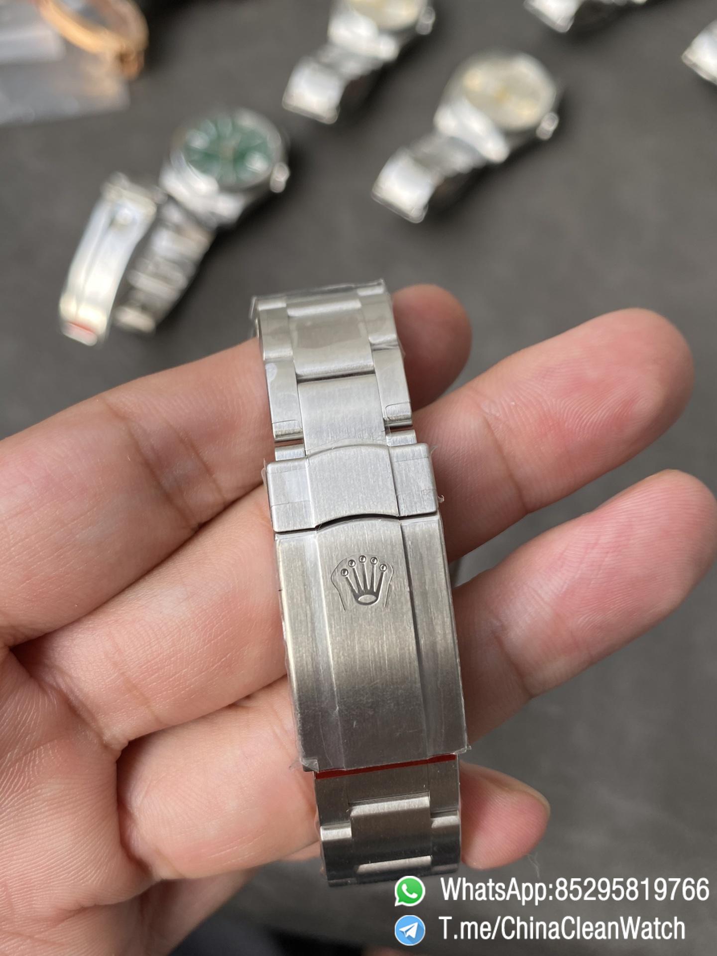 Clean Factory Rolex Oyster Perpetual 124300 CP OP 41mm Green Dial 904L Steel VR3230 Movement 09 Clean Factory Rolex Oyster Perpetual 124300 CP OP 41mm Green Dial 904L Steel VR3230 Movement 09
