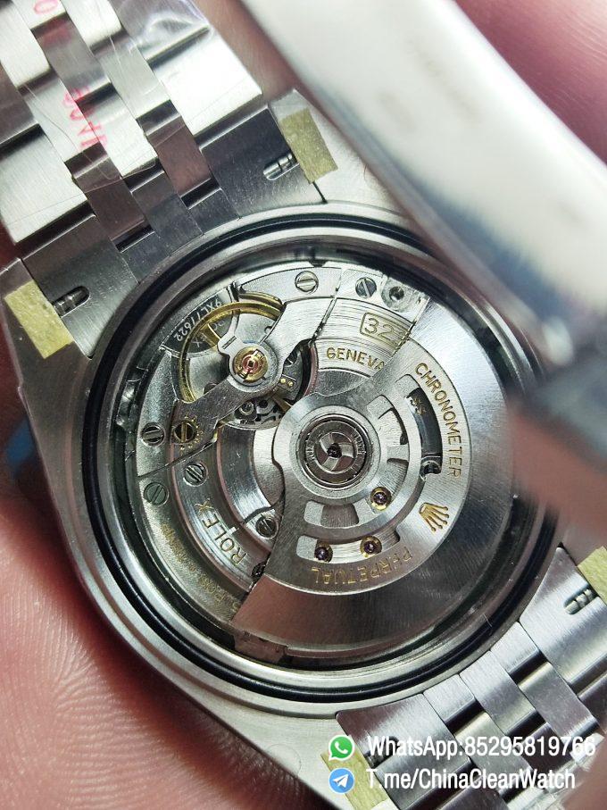 Clean Factory Watch CF DateJust 41mm 126334 904L Steel Grey Dial with Diamonds Markers on Jubilee Bracelet VR3235 Movement 09