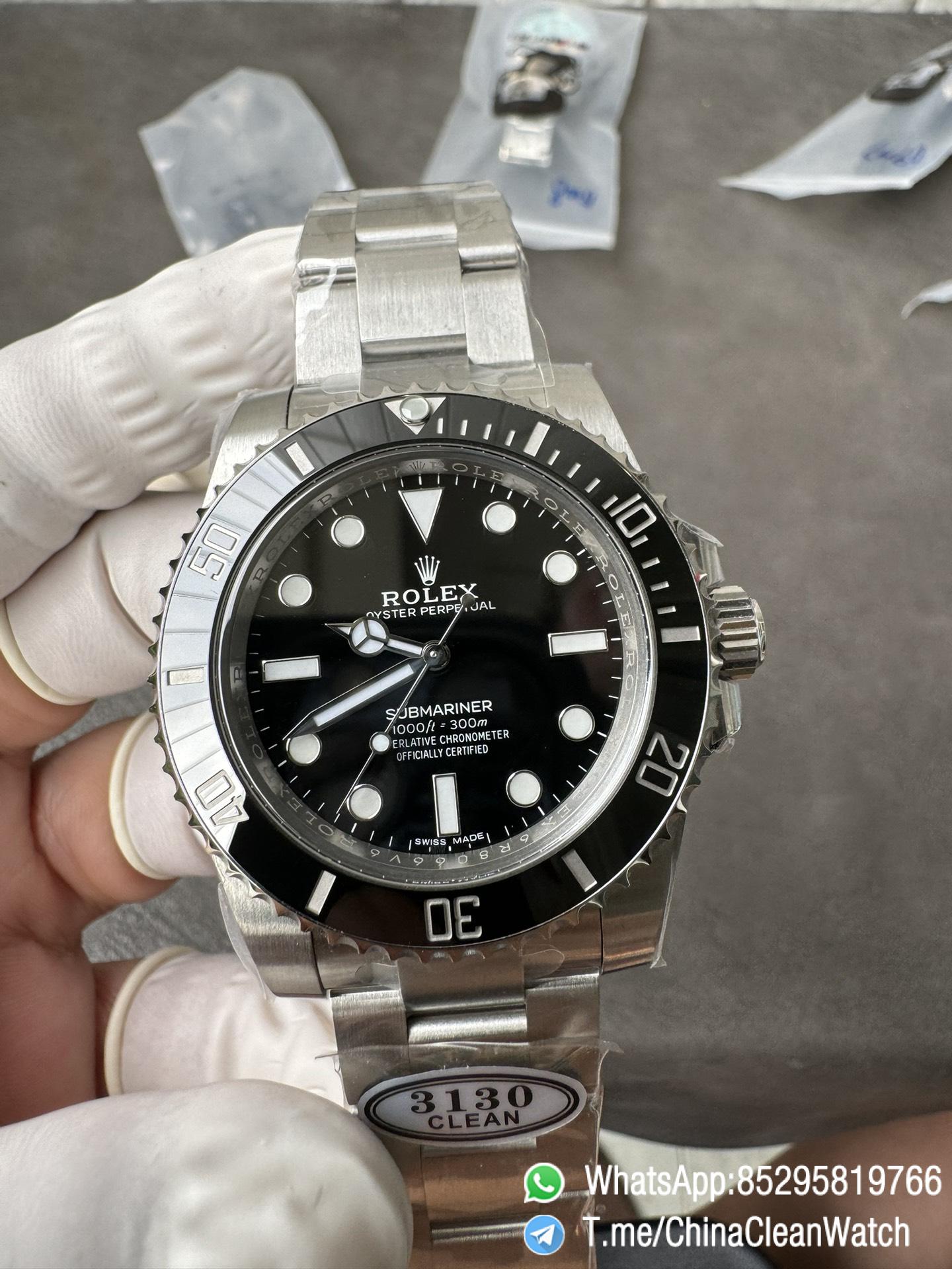 Clean Factory Watch Submariner 114060 No Date Black Ceramic Black Dial 904L Steel VR3130 Movement 02 Clean Factory Watch Submariner 114060 No Date Black Ceramic Black Dial 904L Steel VR3130 Movement 02