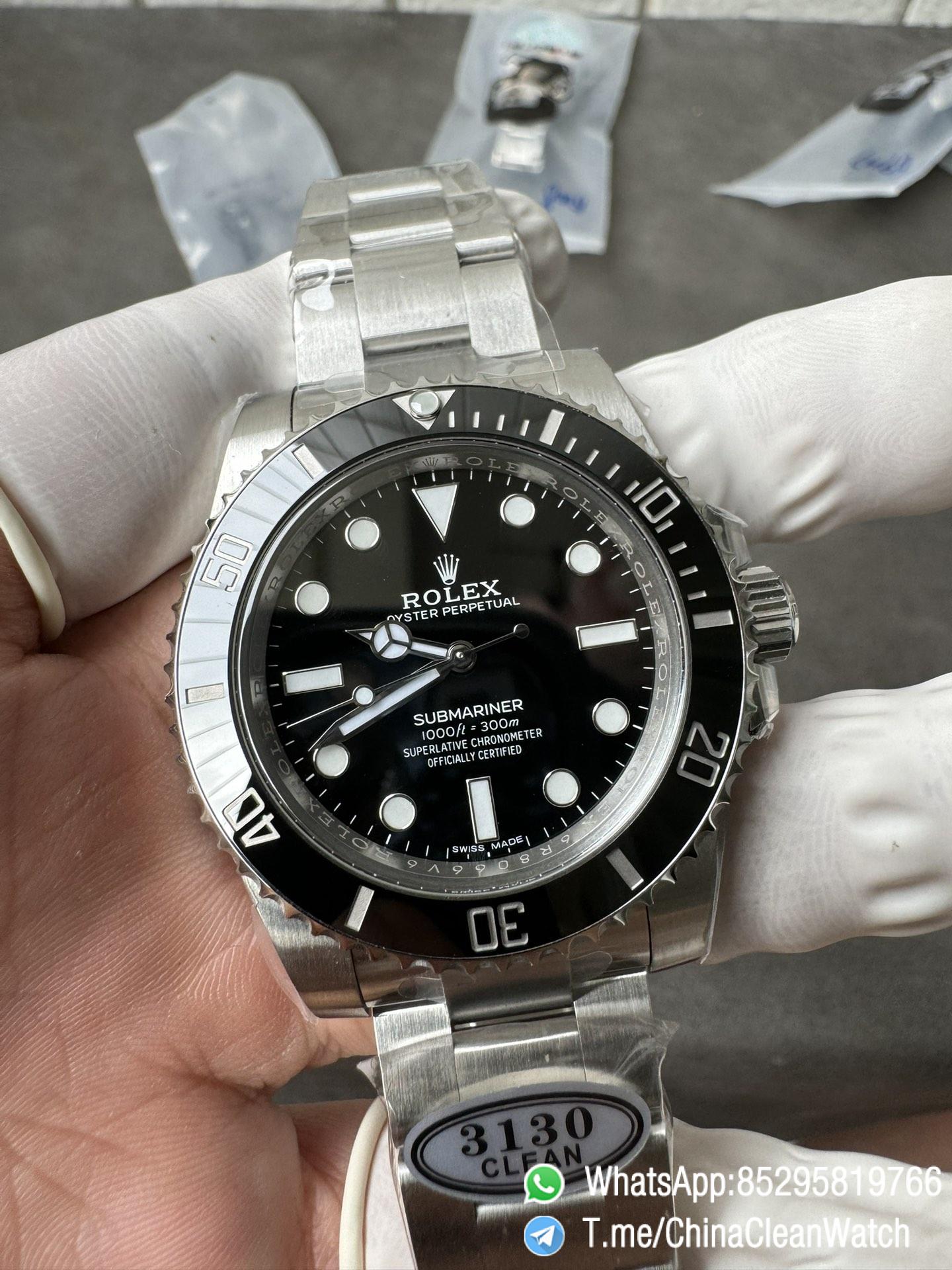 Clean Factory Watch Submariner 114060 No Date Black Ceramic Black Dial 904L Steel VR3130 Movement 04 Clean Factory Watch Submariner 114060 No Date Black Ceramic Black Dial 904L Steel VR3130 Movement 04