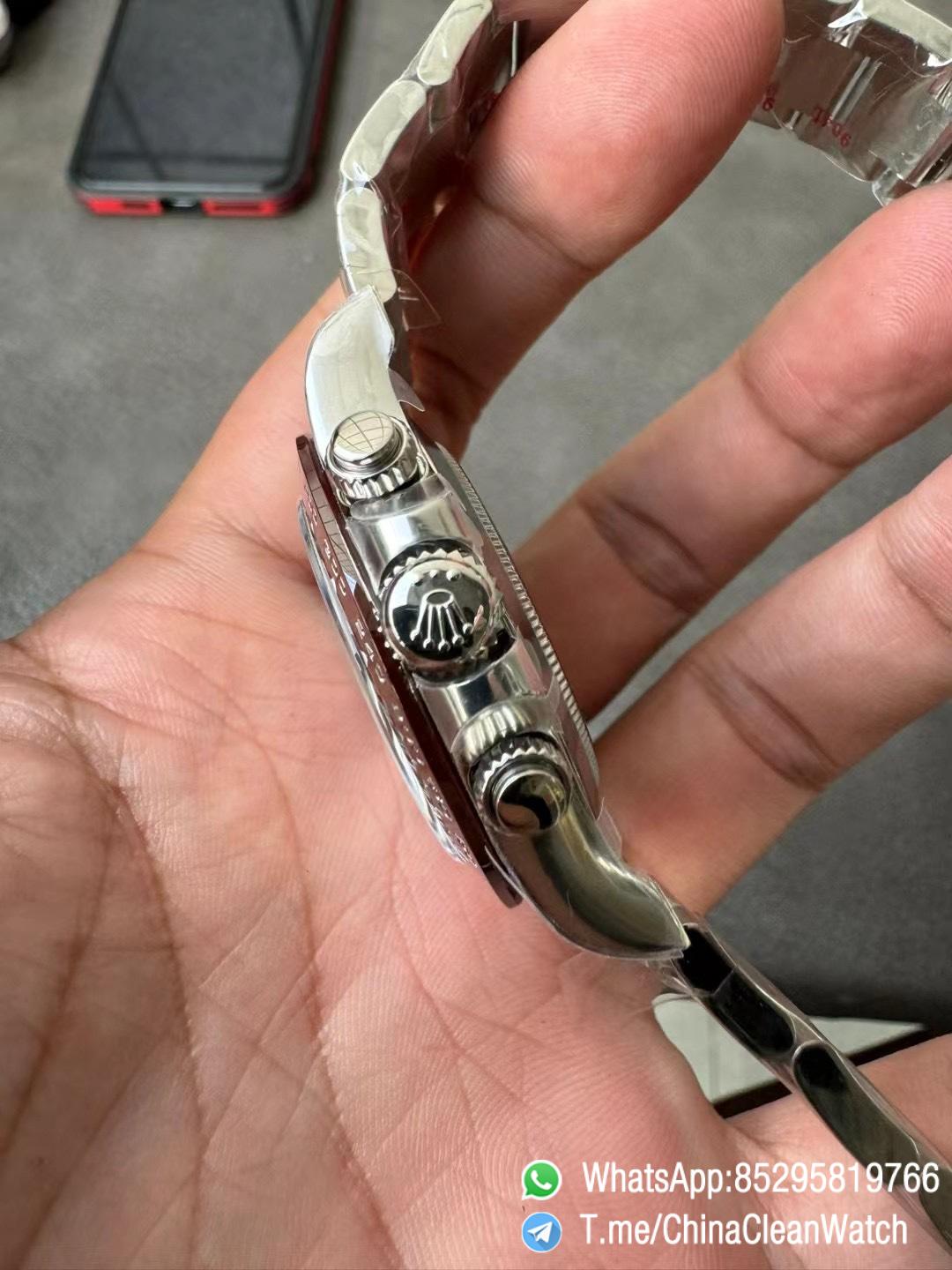 Clean Factory Watch Rolex Daytona 116506 Ice Blue Dial Arabic Markers 904L Steel Case Bracelet DD4130 Movement 04 Clean Factory Watch Rolex Daytona 116506 Ice Blue Dial Arabic Markers 904L Steel Case Bracelet DD4130 Movement 04