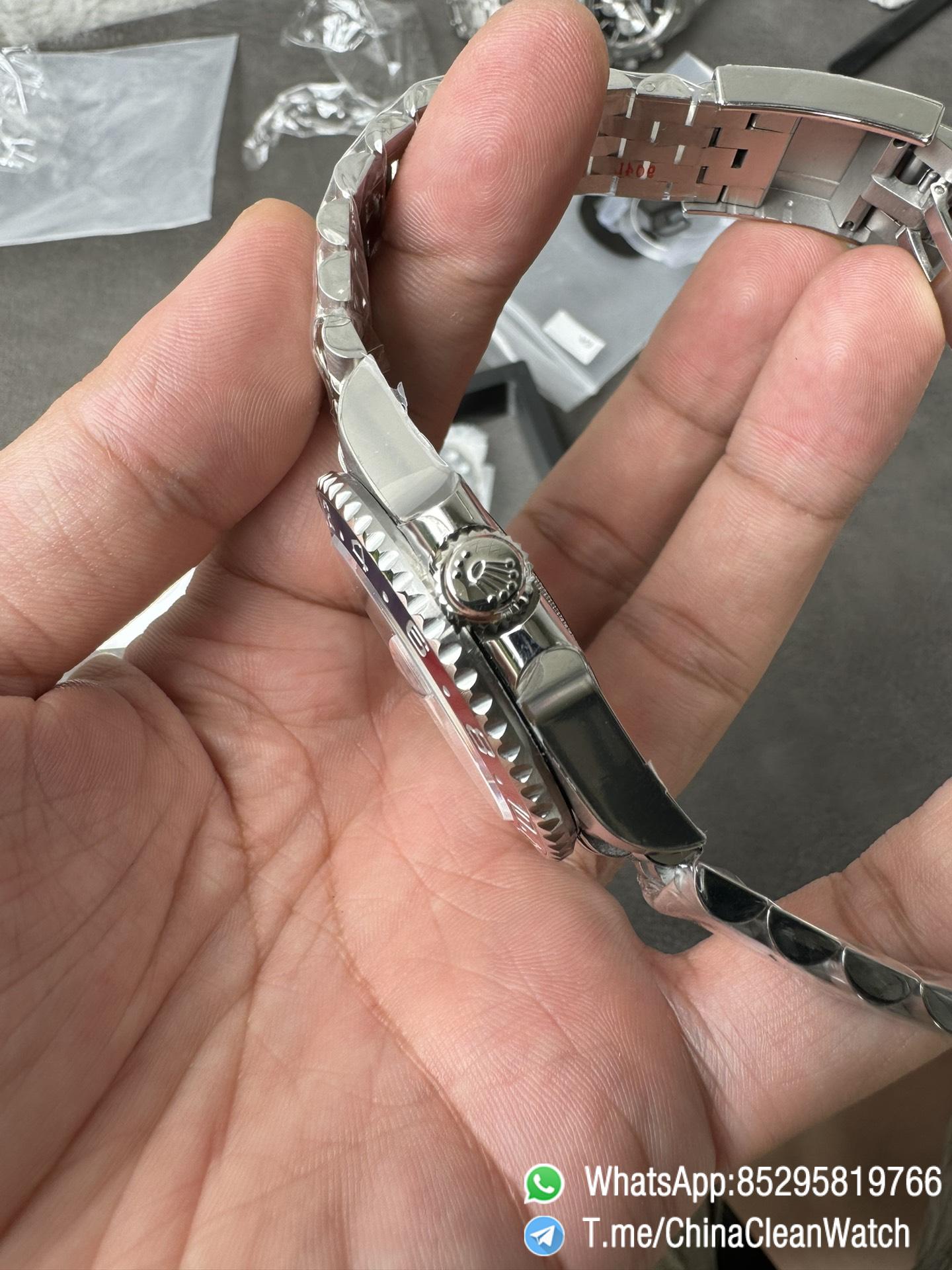 Clean Factory Watches GMT Master II 126719 BLRO Blue Red Ceramic Bezel Meteorite Dial Deep Sapphire Crystal DD3285 07 Clean Factory Watches GMT Master II 126719 BLRO Blue Red Ceramic Bezel Meteorite Dial Deep Sapphire Crystal DD3285 07