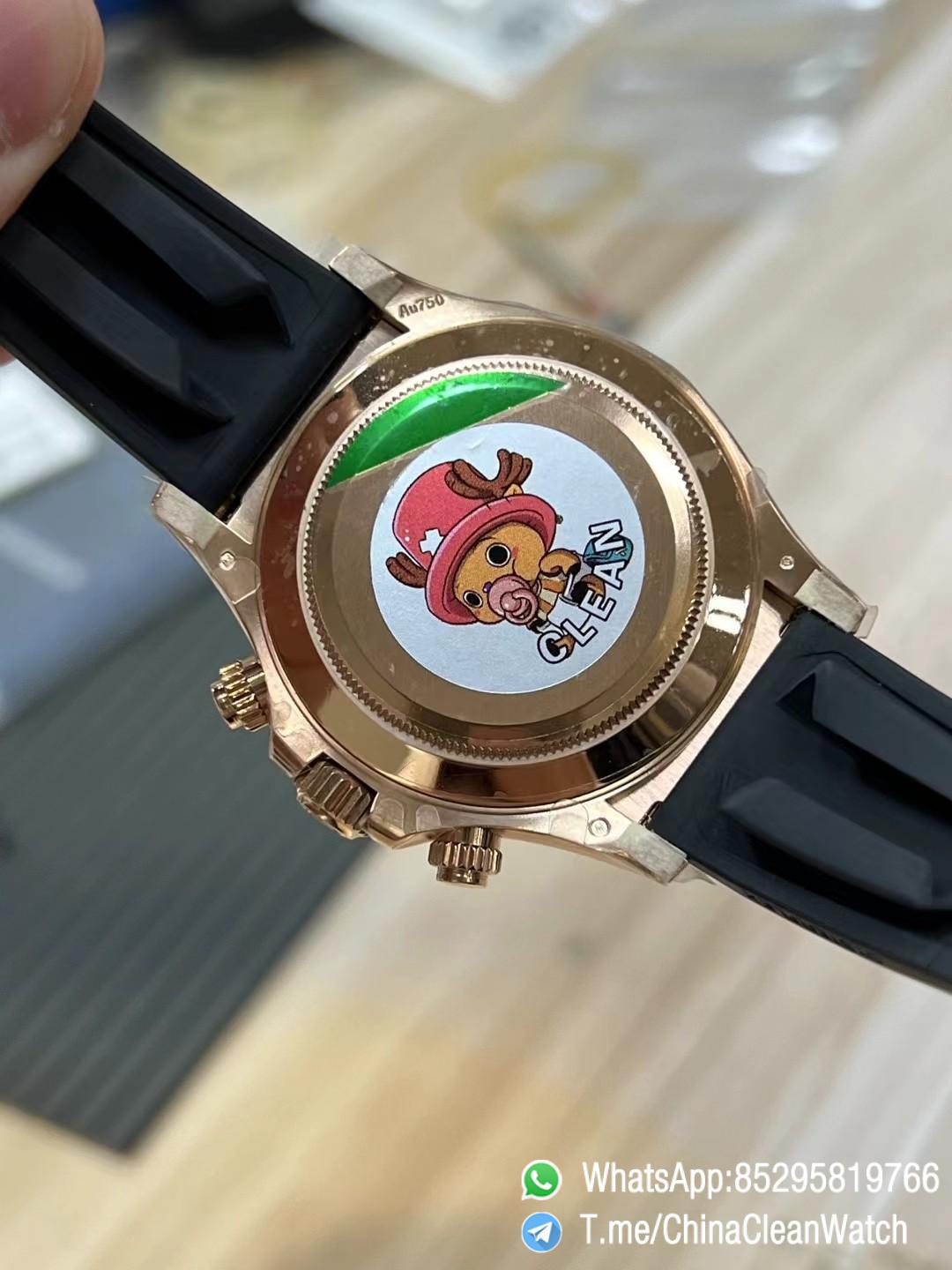 Clean Factory Daytona 116515 Role Gold Case Black Ceramic Bezel Sundust Set with Diamonds Dial Oystelflex Strap DD4130 Movement 05 Clean Factory Daytona 116515 Role Gold Case Black Ceramic Bezel Sundust Set with Diamonds Dial Oystelflex Strap DD4130 Movement 05