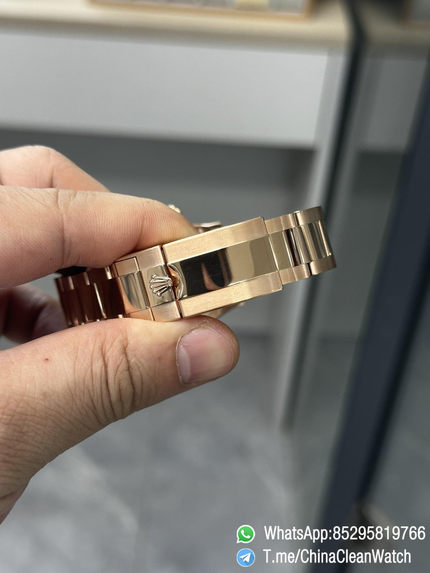 Clean Factory Daytona M116505 0010 Rose Gold Case Bracelet White Dail DanDong Superclone 4130 Movement 06 Clean Factory Daytona M116505 0010 Rose Gold Case Bracelet White Dail DanDong Superclone 4130 Movement 06