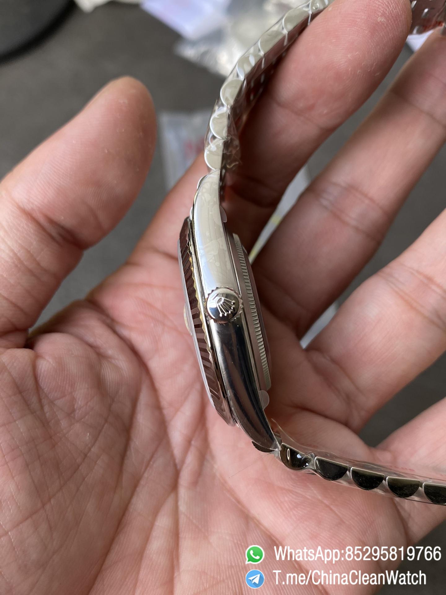 Clean Factory Rolex DateJust 41 126334 Bright Blue Fluted Motif Dial on Jubilee Bracelet Superclone 3235 Movement 06 Clean Factory Rolex DateJust 41 126334 Bright Blue Fluted Motif Dial on Jubilee Bracelet Superclone 3235 Movement 06