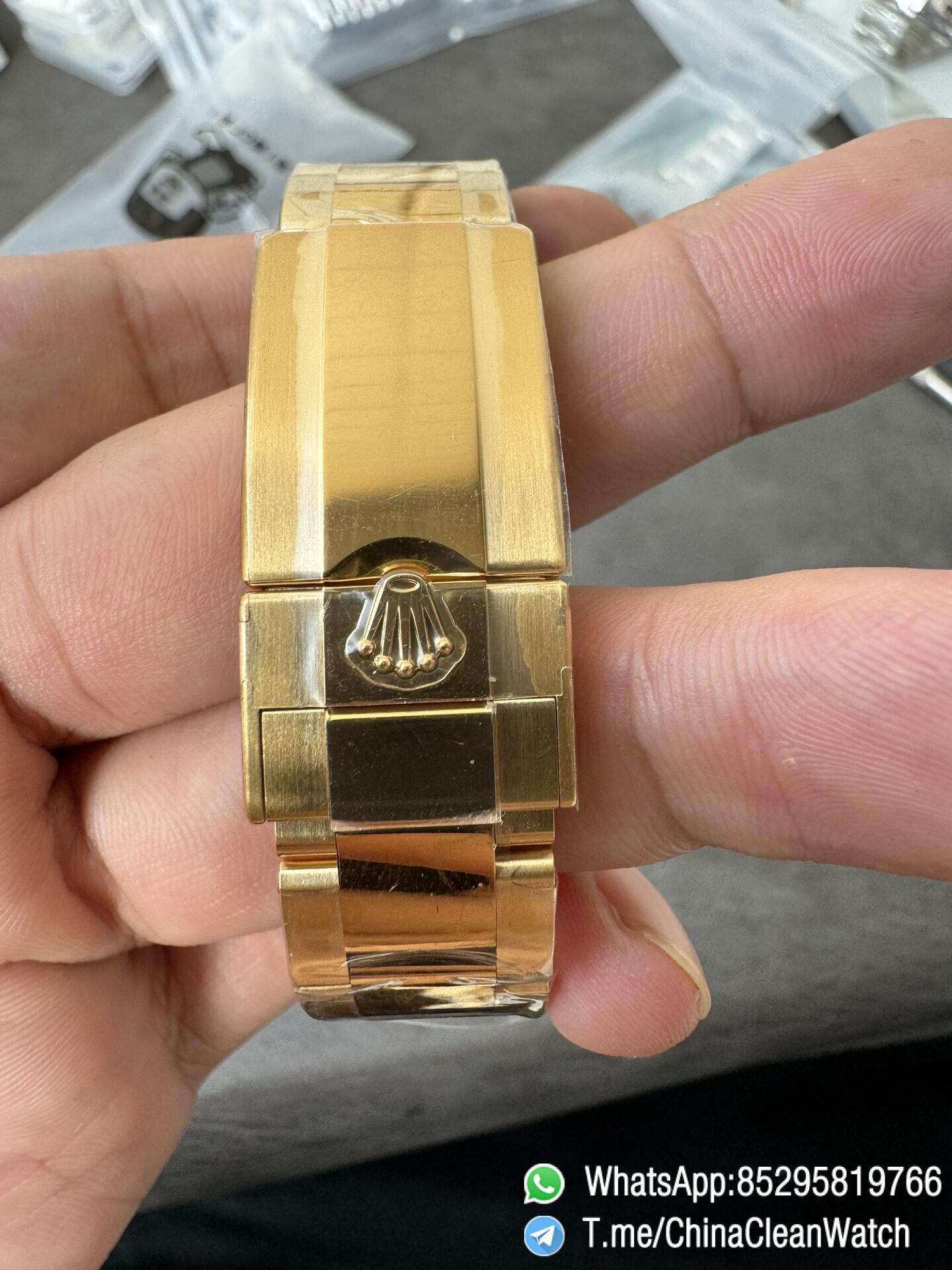 Clean Factory Daytona 116508 Yellow Gold Case Bracelet Black Dial with Yellow Sub Dial Red Chrono Second Hand DD4131 Movement 08 Clean Factory Daytona 116508 Yellow Gold Case Bracelet Black Dial with Yellow Sub Dial Red Chrono Second Hand DD4131 Movement 08