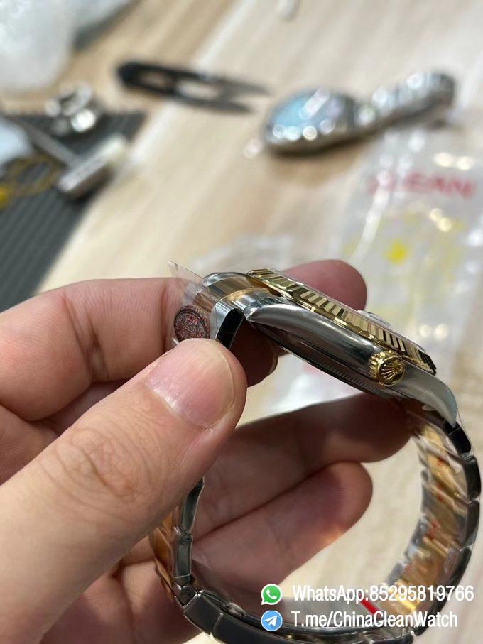 Clean Factory Datejust 41mm 126333 Black Dial Yellow Gold Bezel 904L Steel Two Tone Oyster Bracelet SH3235 Movement 03