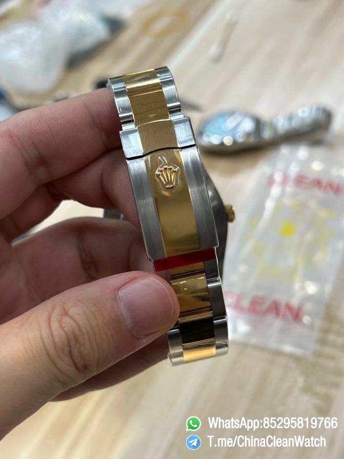 Clean Factory Datejust 41mm 126333 Black Dial Yellow Gold Bezel 904L Steel Two Tone Oyster Bracelet SH3235 Movement 04