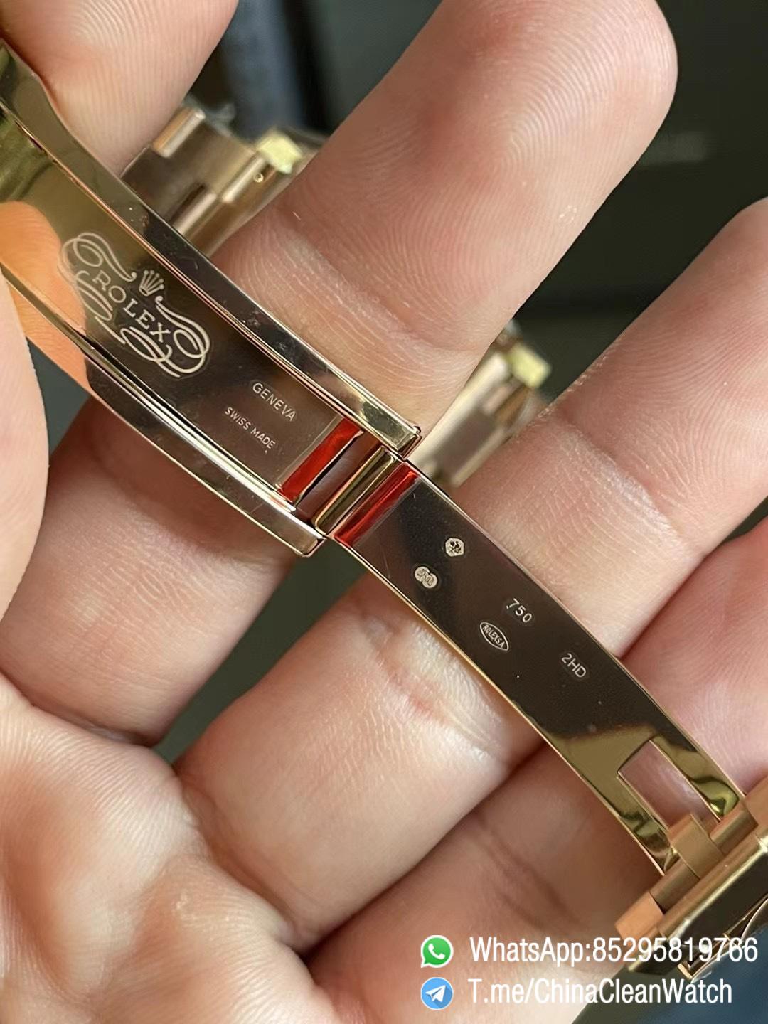 Clean Factory Daytona 116505 0011 Rose Gold Case Bracelet Chocolate Dial with Black Number Markers DD4130 Movement 09 Clean Factory Daytona 116505 0011 Rose Gold Case Bracelet Chocolate Dial with Black Number Markers DD4130 Movement 09