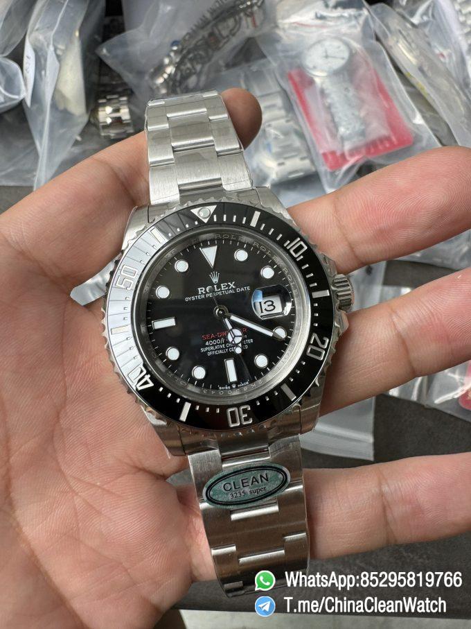 Clean Factory Rolex Sea Dweller 126600 Single Red 904L Steel Case and Bracelet SH3235 Movement 01