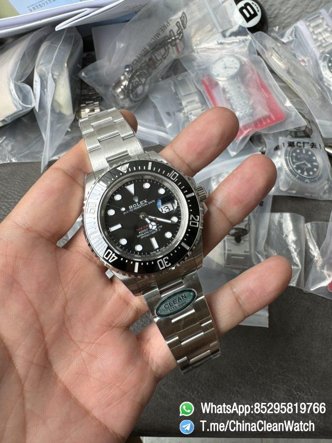 wsxc1725Clean Factory Rolex Sea Dweller 126600 Single Red 904L Steel Case and Bracelet SH3235 Movement 10