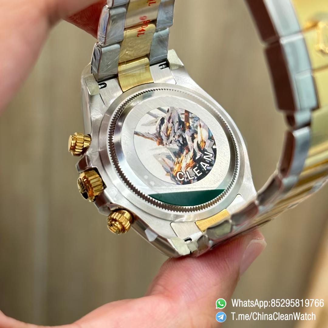 Clean Factory Daytona 126503 Two Tone Yellow Gold Steel Bracelet White Dial with Gold Eye Sub Dial SH4131 Movement 04 Clean Factory Daytona 126503 Two Tone Yellow Gold Steel Bracelet White Dial with Gold Eye Sub Dial SH4131 Movement 04