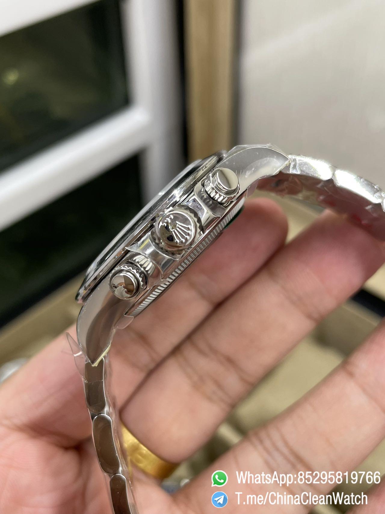 Clean Factory Daytona 126509 18K White Gold Plated on Case Bracelet Grey Dial with Black Sub Dial SH4131 Movement 06 Clean Factory Daytona 126509 18K White Gold Plated on Case Bracelet Grey Dial with Black Sub Dial SH4131 Movement 06