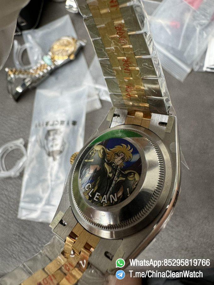 Clean Factory Rolex Datejust Wimbledon 36mm 126233 Grey Dial with Roma Markers Two Tone Yellow Gold Oystersteel Bracelet 09