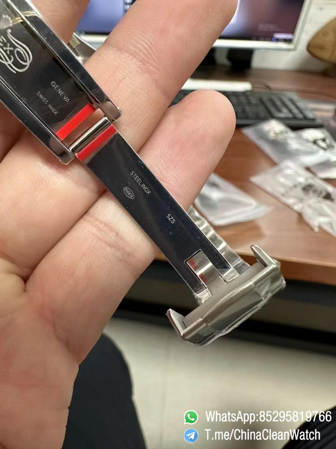 Clean Factory Watches Oyster Perpetual 124300 CF OP 41mm 904L Steel Pink Dial VR3230 Movement 09 Clean Factory Watches Oyster Perpetual 124300 CF OP 41mm 904L Steel Pink Dial VR3230 Movement 09