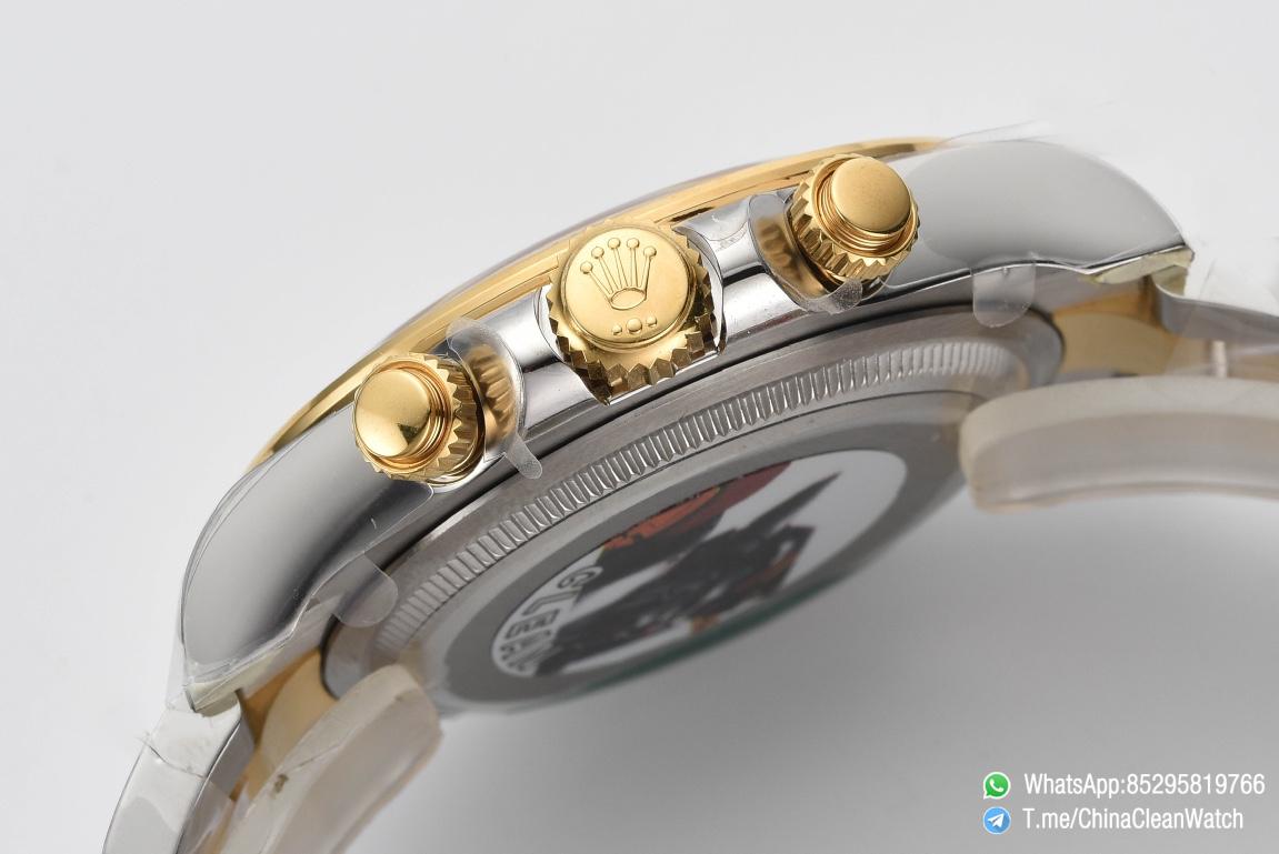 Clean Factory Daytona 126503 Golden Black Counter Ring Dial Oystersteel and Yellow Gold Bracelet Yellow Gold Bezel SH4131 Movement 06 Clean Factory Daytona 126503 Golden Black Counter Ring Dial Oystersteel and Yellow Gold Bracelet Yellow Gold Bezel SH4131 Movement 06