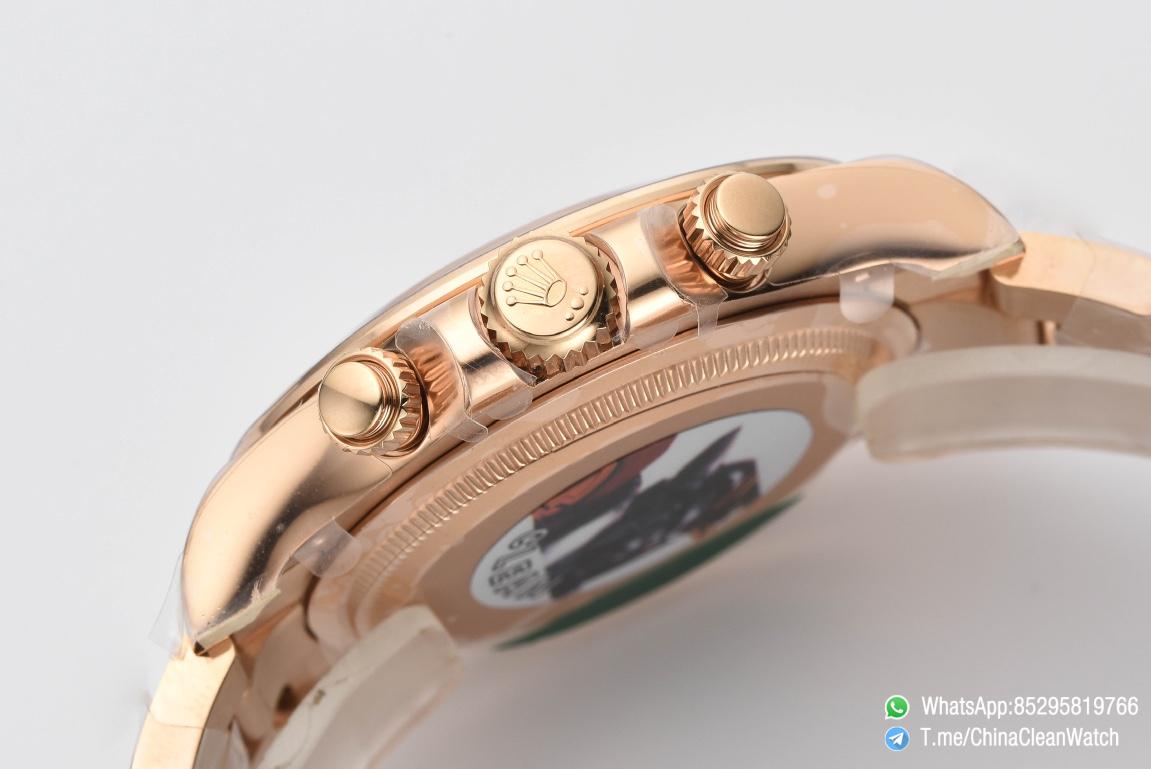 Clean Factory Rolex Daytona 126505 Rose Gold Case Bracelet Rose Gold Dial with Black Sub Dial SH4131 Movement 06 Clean Factory Rolex Daytona 126505 Rose Gold Case Bracelet Rose Gold Dial with Black Sub Dial SH4131 Movement 06