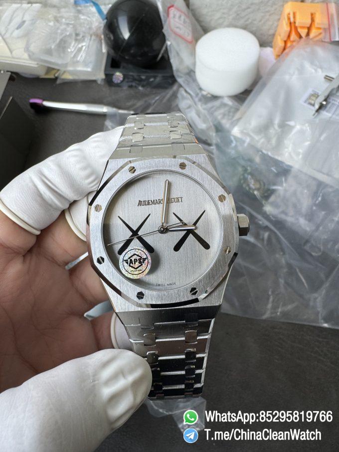 APS Factory Royal Oak KAWS 15500 XX Dial Stainless Steel Case Bracelet SA4302 Super Clone Movement 05