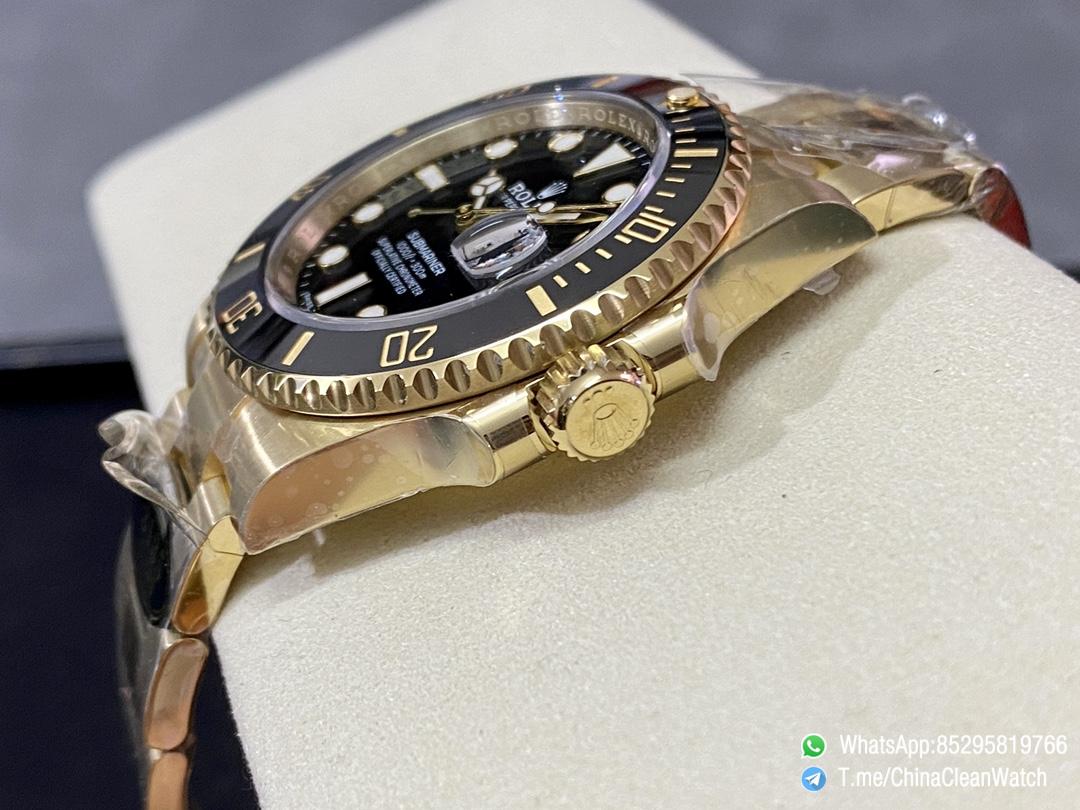 VS Factory Submariner 116618LN 40mm Black Dial Ceramic Bezel Full Yellow Gold Case Oyster Bracelet DanDong 3135 Movement 05 VS Factory Submariner 116618LN 40mm Black Dial Ceramic Bezel Full Yellow Gold Case Oyster Bracelet DanDong 3135 Movement 05
