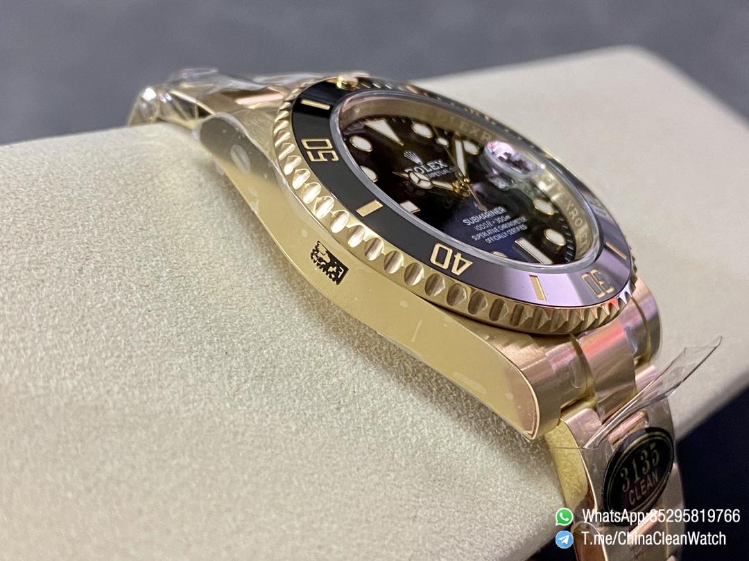 VS Factory Submariner 116618LN 40mm Black Dial Ceramic Bezel Full Yellow Gold Case Oyster Bracelet DanDong 3135 Movement 06 VS Factory Submariner 116618LN 40mm Black Dial Ceramic Bezel Full Yellow Gold Case Oyster Bracelet DanDong 3135 Movement 06