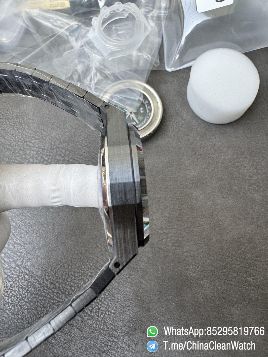 APS Factory Super Clone AP Royal Oak Chrono 26240 Black Dial Black Ceramic Case and Bracelet SuperClone 4401 Movement 07 APS Factory Super Clone AP Royal Oak Chrono 26240 Black Dial Black Ceramic Case and Bracelet SuperClone 4401 Movement 07