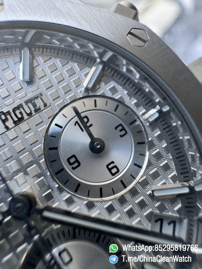 APS Factory Super Clone AP Royal Oak Chrono 26240 Silver Dial Stainless Steel Case and Bracelet SuperClone 4401 Movement 08