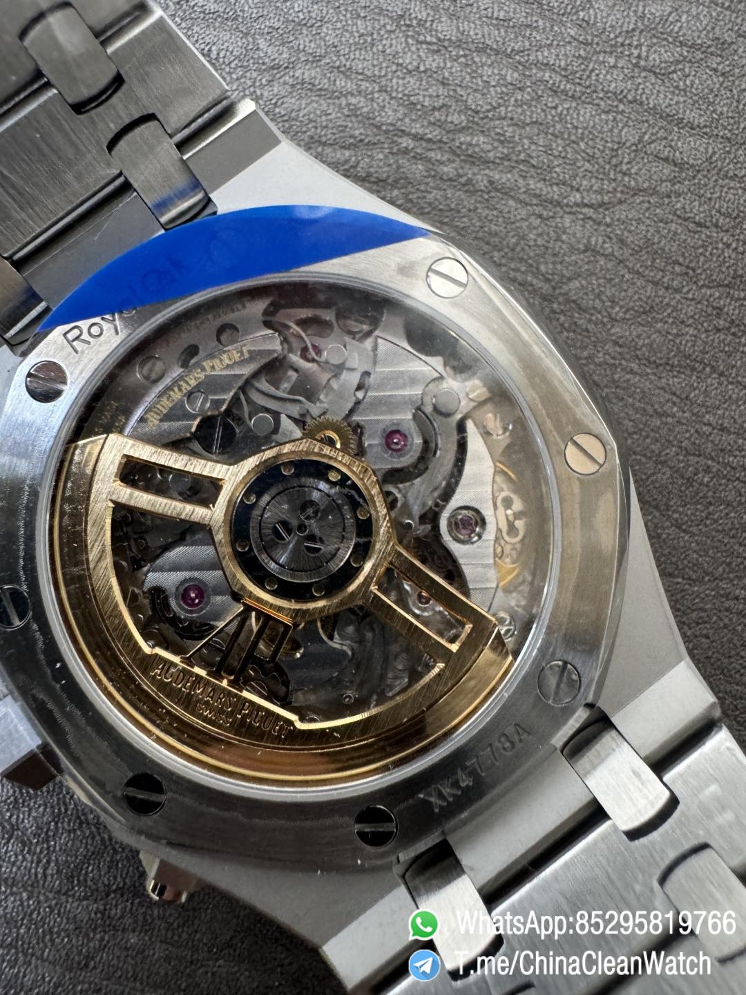 APS Factory Super Clone Royal Oak Chrono 26240 Black Dial on Stainless Steel Case and Bracelet SuperClone 4401 Movement 11 APS Factory Super Clone Royal Oak Chrono 26240 Black Dial on Stainless Steel Case and Bracelet SuperClone 4401 Movement 11