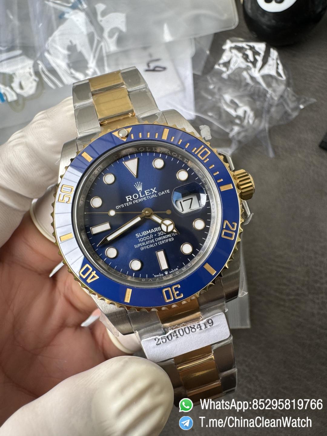 Clean Factory Watch Submariner 126613LB 41mm Blue Dial Blue Ceramic Bezel Wrapped 18K Yellow Gold Case and Oyster Bracelet SH3235 Movement 04 Clean Factory Watch Submariner 126613LB 41mm Blue Dial Blue Ceramic Bezel Wrapped 18K Yellow Gold Case and Oyster Bracelet SH3235 Movement 04