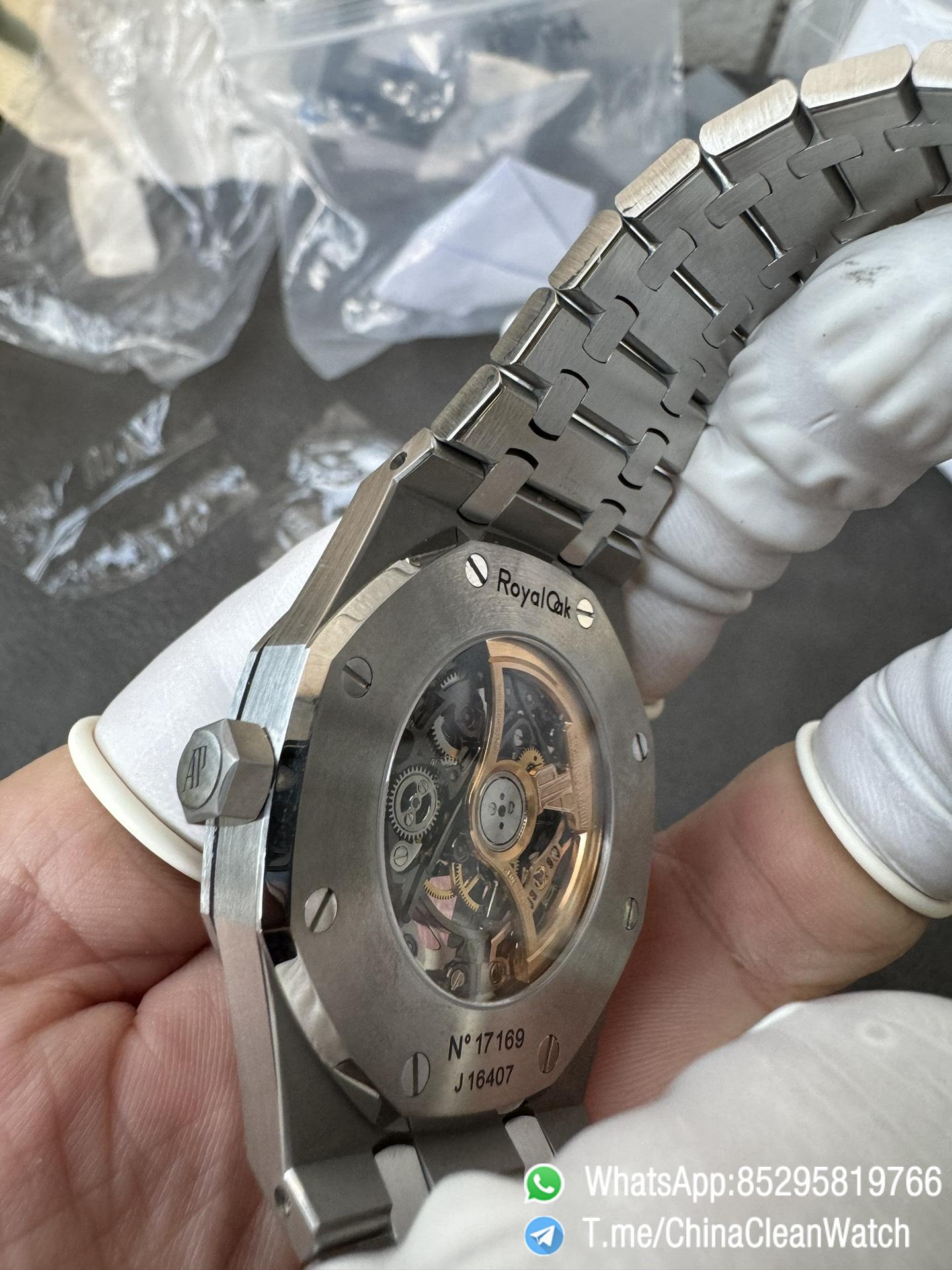 THB Factory Super Clone Royal Oak Openworked 15407 41mm Skeleton Dial Stainless Steel Case and Bracelet SA3132 V2 07 THB Factory Super Clone Royal Oak Openworked 15407 41mm Skeleton Dial Stainless Steel Case and Bracelet SA3132 V2 07