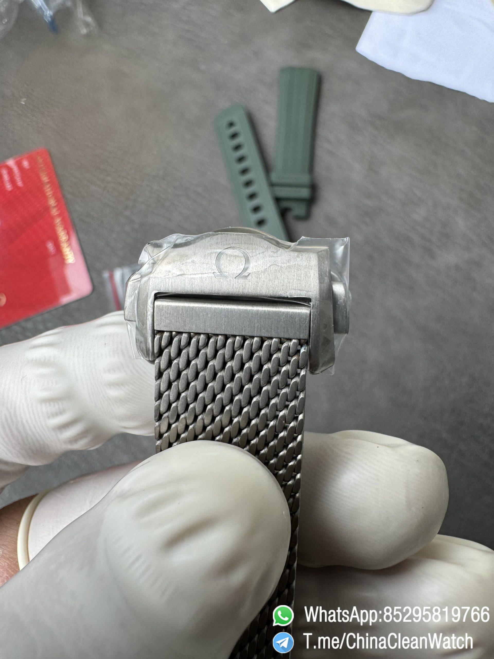 VSF Omega Seamaster Diver 300M 42mm Green Dial Titanium Bronze Gold Case Titanium Mesh Bracelet SuperClone 8806 Movement 10 VSF Omega Seamaster Diver 300M 42mm Green Dial Titanium Bronze Gold Case Titanium Mesh Bracelet SuperClone 8806 Movement 10