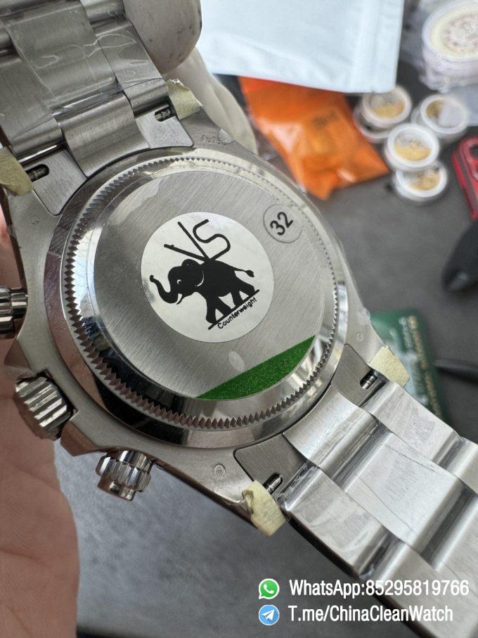 Clean Factory Authorized Store VSF Daytona 126509 Black Dial Luminous Hour Markers Silver Chrono Sub Dial 904L Steel Case Oyster Bracelet DD4131 Caliber 10