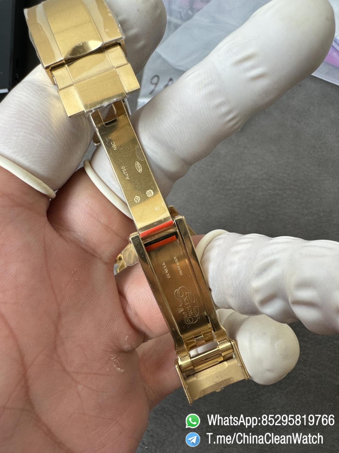 Clean Factory Certified Store QF Gain Weight Daytona 126508 Green Dial 18K Yellow Gold Plated Case and Oyster Bracelet Blue Luminous Indexs DD4131 Movement 13 Clean Factory Certified Store QF Gain Weight Daytona 126508 Green Dial 18K Yellow Gold Plated Case and Oyster Bracelet Blue Luminous Indexs DD4131 Movement 13