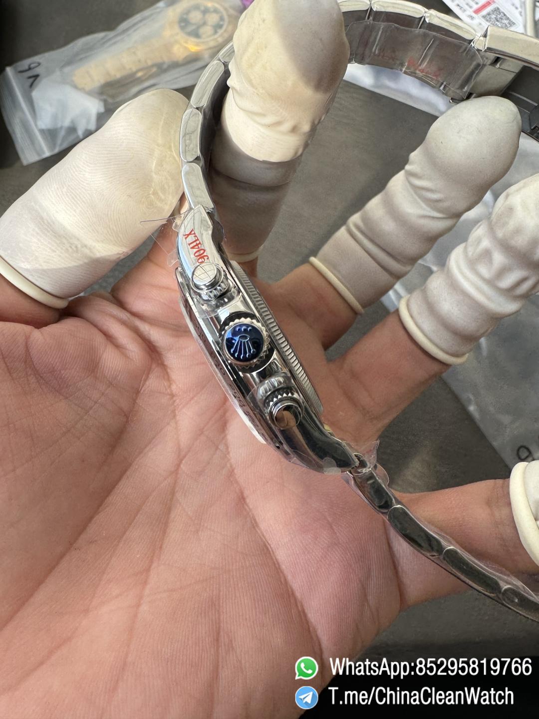 Clean Factory Certified Store QF Gain Weight Daytona 126509 Bright Blue Dial Blue Luminous Indexs 904L Stainless Steel Case and Oyster Bracelet DD4131 Movement 09 Clean Factory Certified Store QF Gain Weight Daytona 126509 Bright Blue Dial Blue Luminous Indexs 904L Stainless Steel Case and Oyster Bracelet DD4131 Movement 09