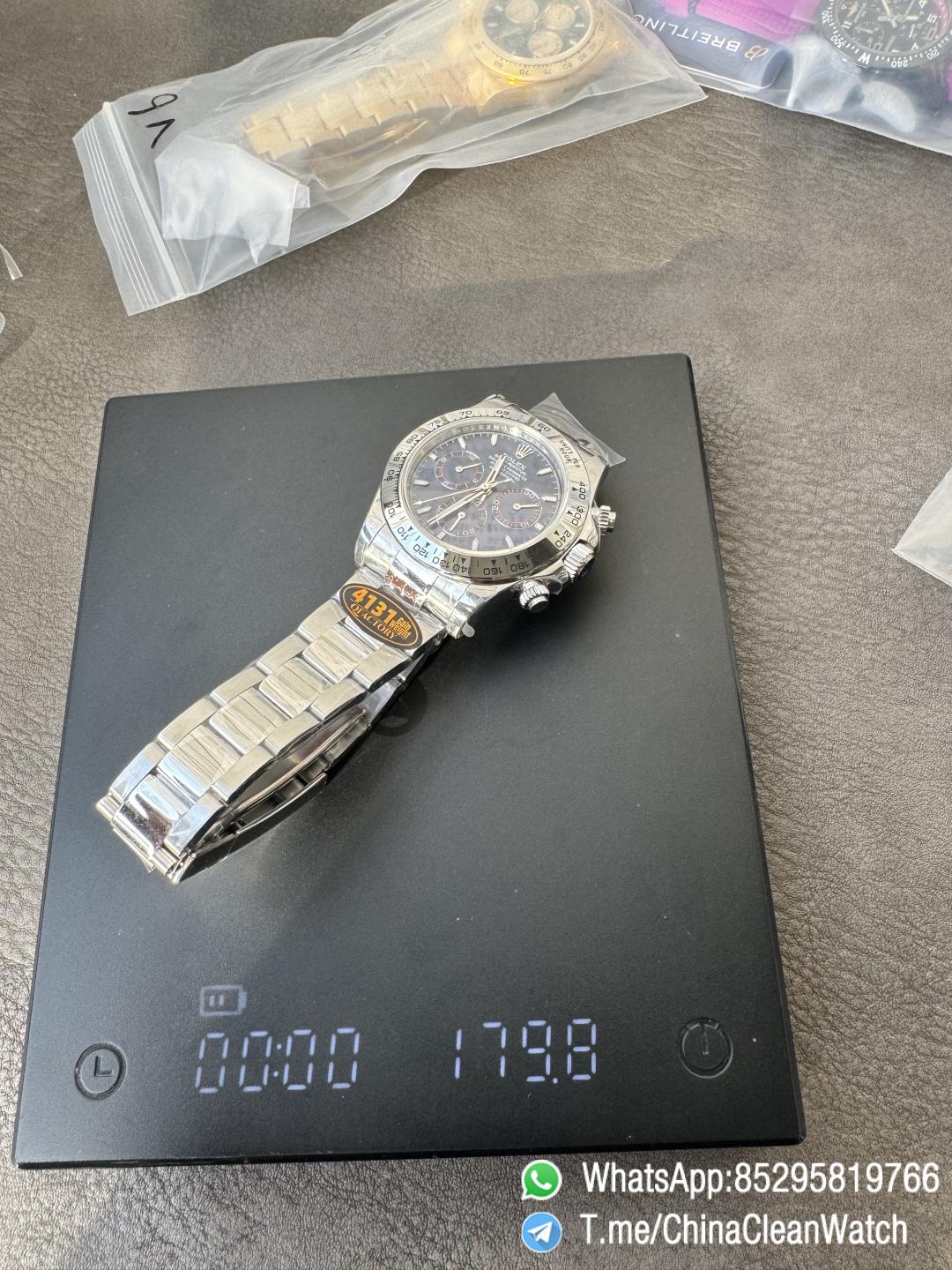 Clean Factory Certified Store QF Gain Weight Daytona 126509 Bright Blue Dial Blue Luminous Indexs 904L Stainless Steel Case and Oyster Bracelet DD4131 Movement 14 Clean Factory Certified Store QF Gain Weight Daytona 126509 Bright Blue Dial Blue Luminous Indexs 904L Stainless Steel Case and Oyster Bracelet DD4131 Movement 14