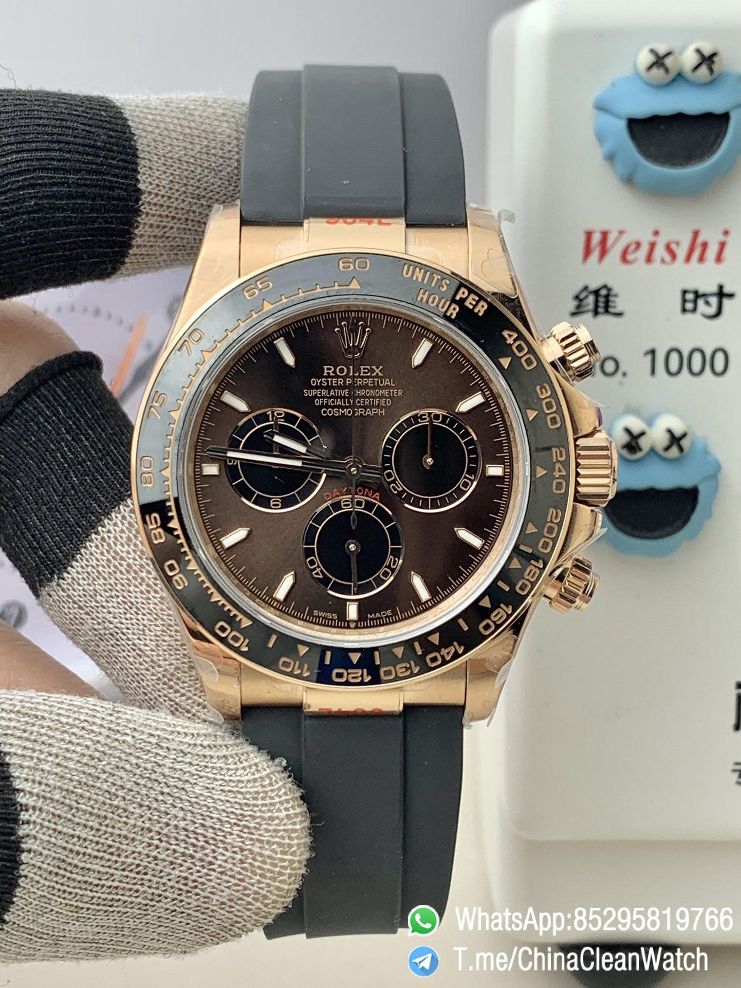 Clean Factory Certified Store QF Gain Weight Daytona 126515LN Chocolate Dial Rose Gold Case Black Ceramic Bezel Oysterflex Strap Blue Luminous Indexs DD4131 Movement 01 Clean Factory Certified Store QF Gain Weight Daytona 126515LN Chocolate Dial Rose Gold Case Black Ceramic Bezel Oysterflex Strap Blue Luminous Indexs DD4131 Movement 01