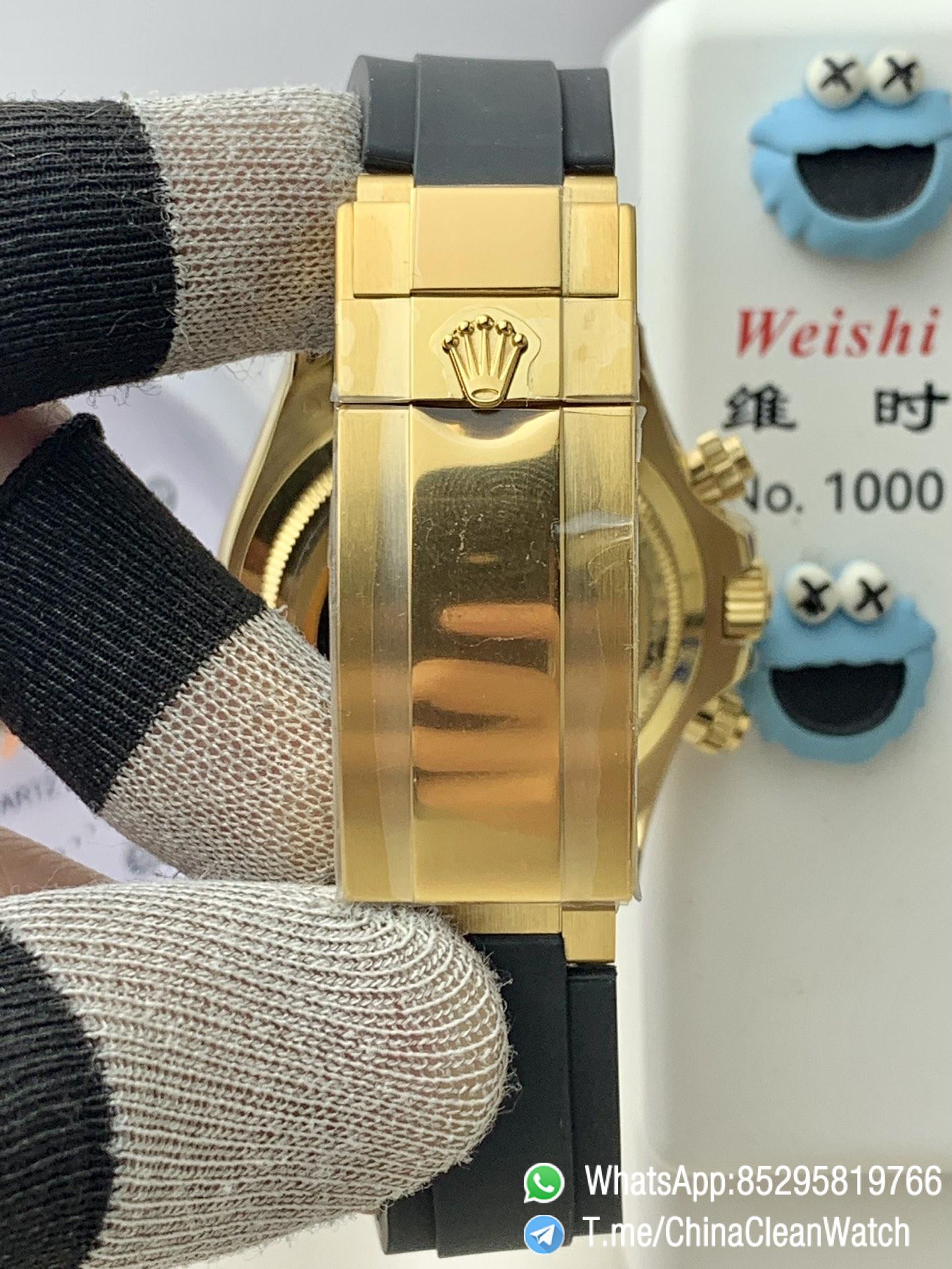 Clean Factory Certified Store QF Gain Weight Daytona 126518LN Turquoise Blue and Black Dial Yellow Gold Case Black Ceramic Bezel Oysterflex Strap Blue Luminous Indexs DD4131 Movement 04 Clean Factory Certified Store QF Gain Weight Daytona 126518LN Turquoise Blue and Black Dial Yellow Gold Case Black Ceramic Bezel Oysterflex Strap Blue Luminous Indexs DD4131 Movement 04