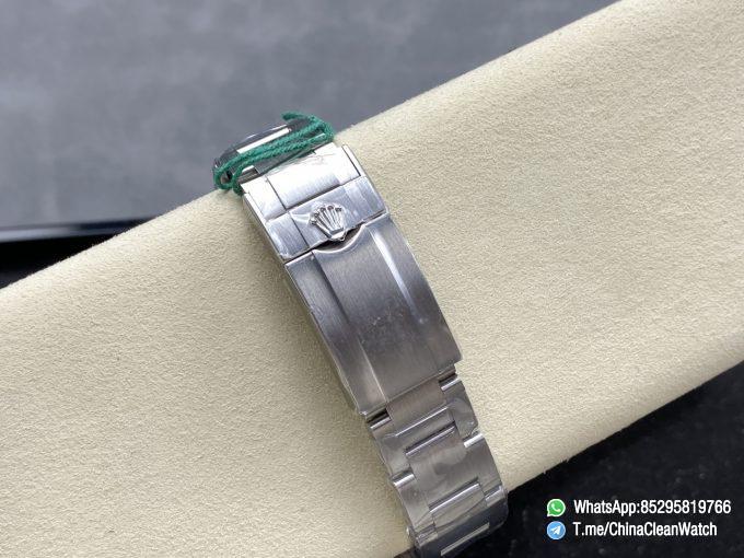 Clean Factory Watches Authorized Store C Factory Air King 126900 Black Dial Green Second Hand 904L Steel Case Bracelet VR3230 Movement 08