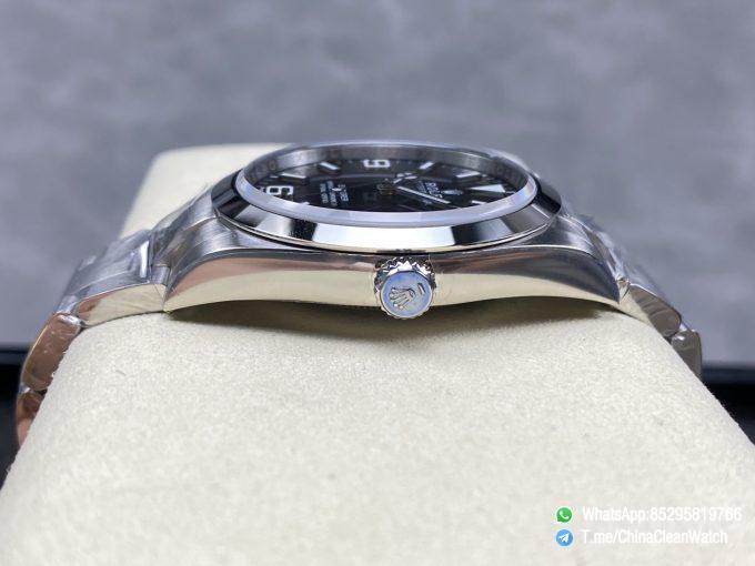 Clean Factory Watches Authorized Store C Factory Explorer 214270 39mm Black Dial 904L Stainless Steel Case and Oyster Bracelet 3132 Movement 06