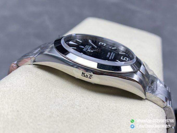 Clean Factory Watches Authorized Store C Factory Explorer 214270 39mm Black Dial 904L Stainless Steel Case and Oyster Bracelet 3132 Movement 07