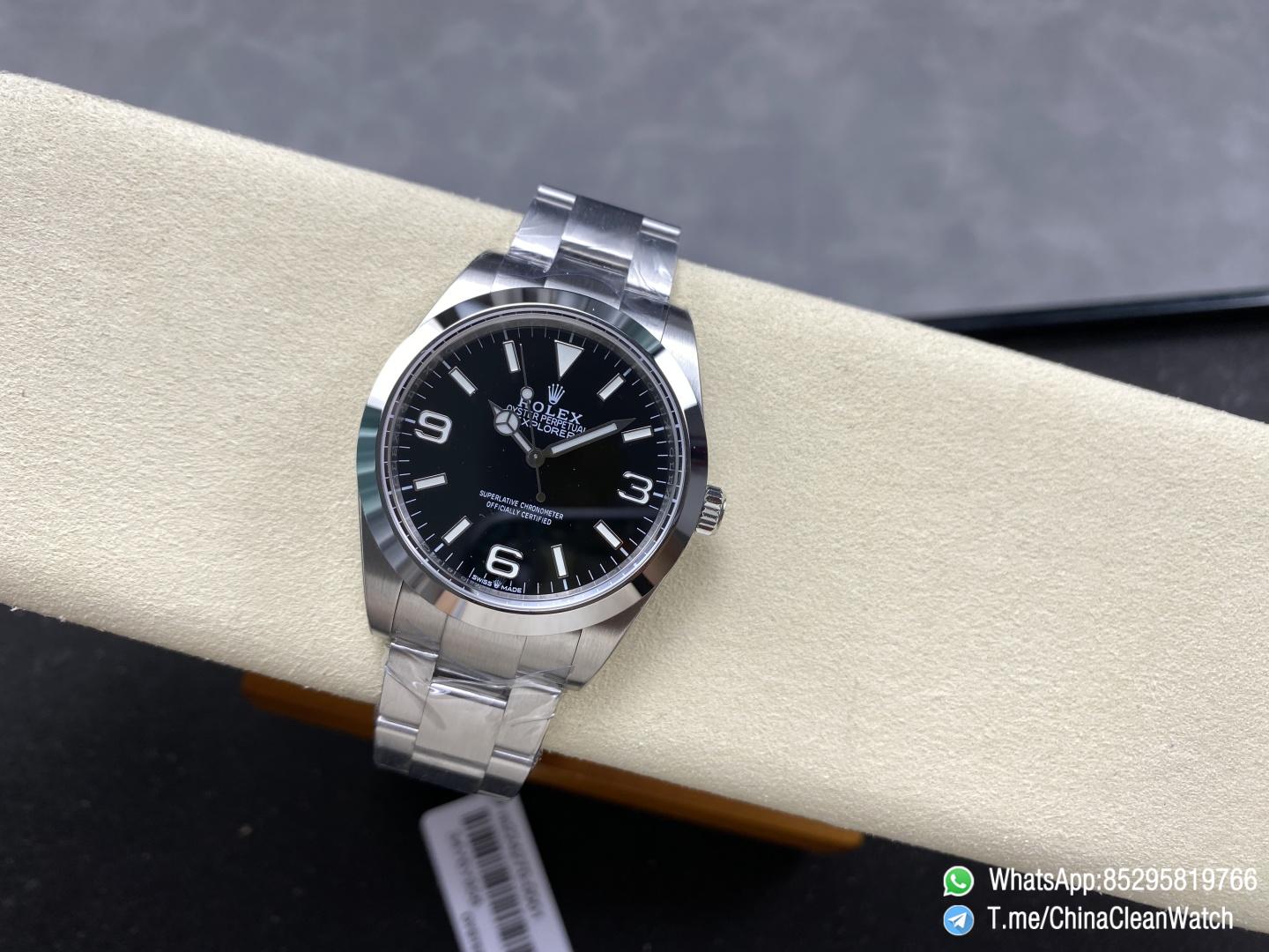 Clean Factory Watches Authorized Store C Factory Explorer 224270 39mm Black Dial 904L Stainless Steel Case and Oyster Bracelet 3132 Movement 02 Clean Factory Watches Authorized Store C Factory Explorer 224270 39mm Black Dial 904L Stainless Steel Case and Oyster Bracelet 3132 Movement 02