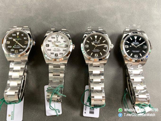 Clean Factory Watches Authorized Store C Factory Explorer 224270 39mm Black Dial 904L Stainless Steel Case and Oyster Bracelet 3132 Movement 12