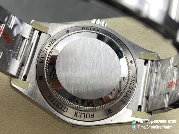 Clean Factory Watches Authorized Store C Factory Rolex Milgauss 40mm White Dial Orange Index and Lightning Second Hand Super Clone 3131 Carlibre 09