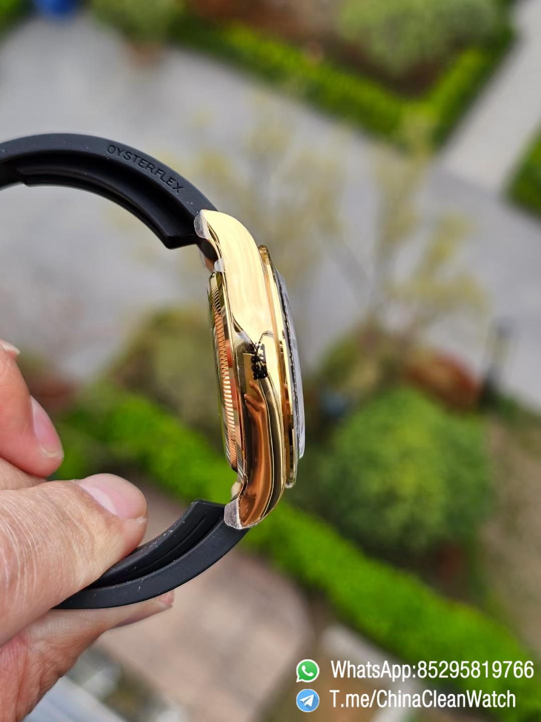 Clean Factory Watches Authorized Store VSF Daytona Paul Newman 126518LN Yellow Gold Case Black Dial Yellow Gold Sub Dial Oysterflex DD4131 Calibre 04 Clean Factory Watches Authorized Store VSF Daytona Paul Newman 126518LN Yellow Gold Case Black Dial Yellow Gold Sub Dial Oysterflex DD4131 Calibre 04