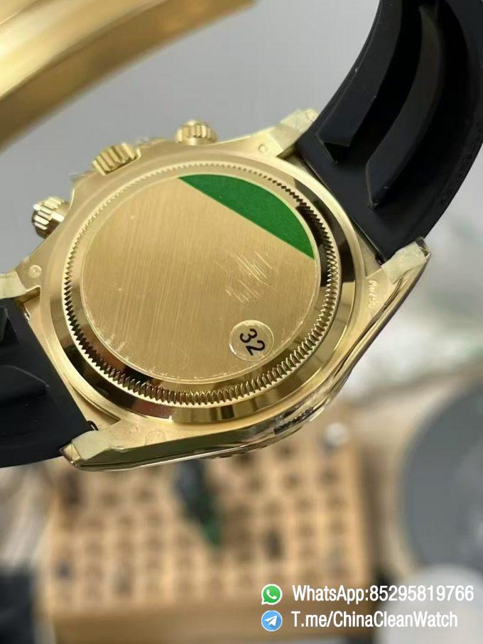 Clean Factory Watches Authorized Store VSF Daytona Paul Newman 126518LN Yellow Gold Case Black Dial Yellow Gold Sub Dial Oysterflex DD4131 Calibre 11