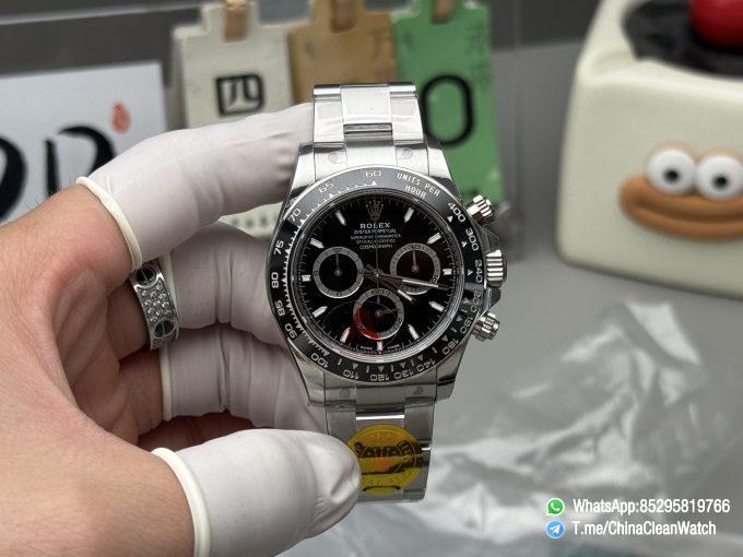 Clean Factory Watches VSF Daytona 126500LN Gain Weight 185g Black Dial Luminos Indexes Black Ceramic Bezel DD4131 Caliber 904L Oyster Bracelet 01