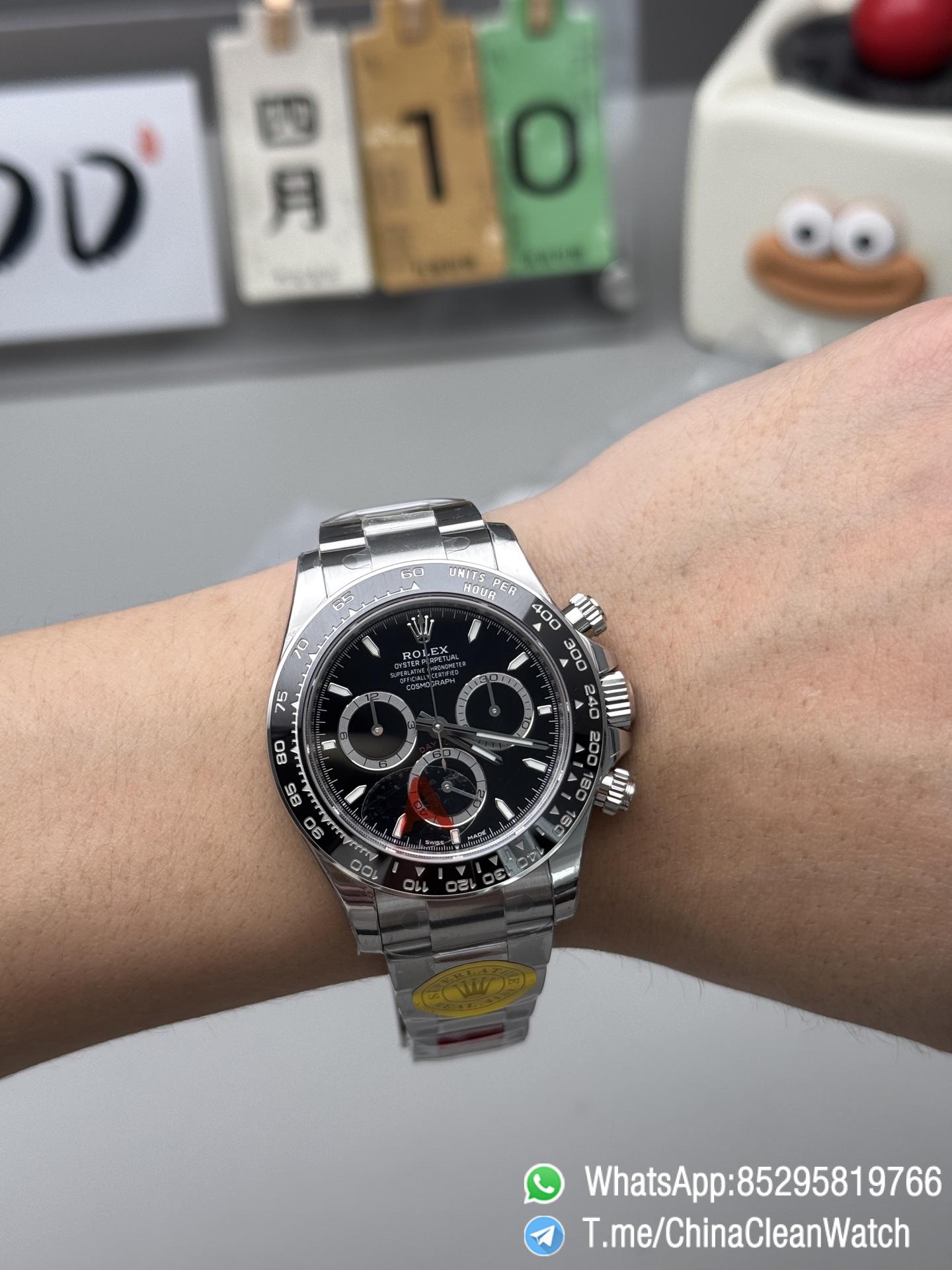 Clean Factory Watches VSF Daytona 126500LN Gain Weight 185g Black Dial Luminos Indexes Black Ceramic Bezel DD4131 Caliber 904L Oyster Bracelet 06 Clean Factory Watches VSF Daytona 126500LN Gain Weight 185g Black Dial Luminos Indexes Black Ceramic Bezel DD4131 Caliber 904L Oyster Bracelet 06