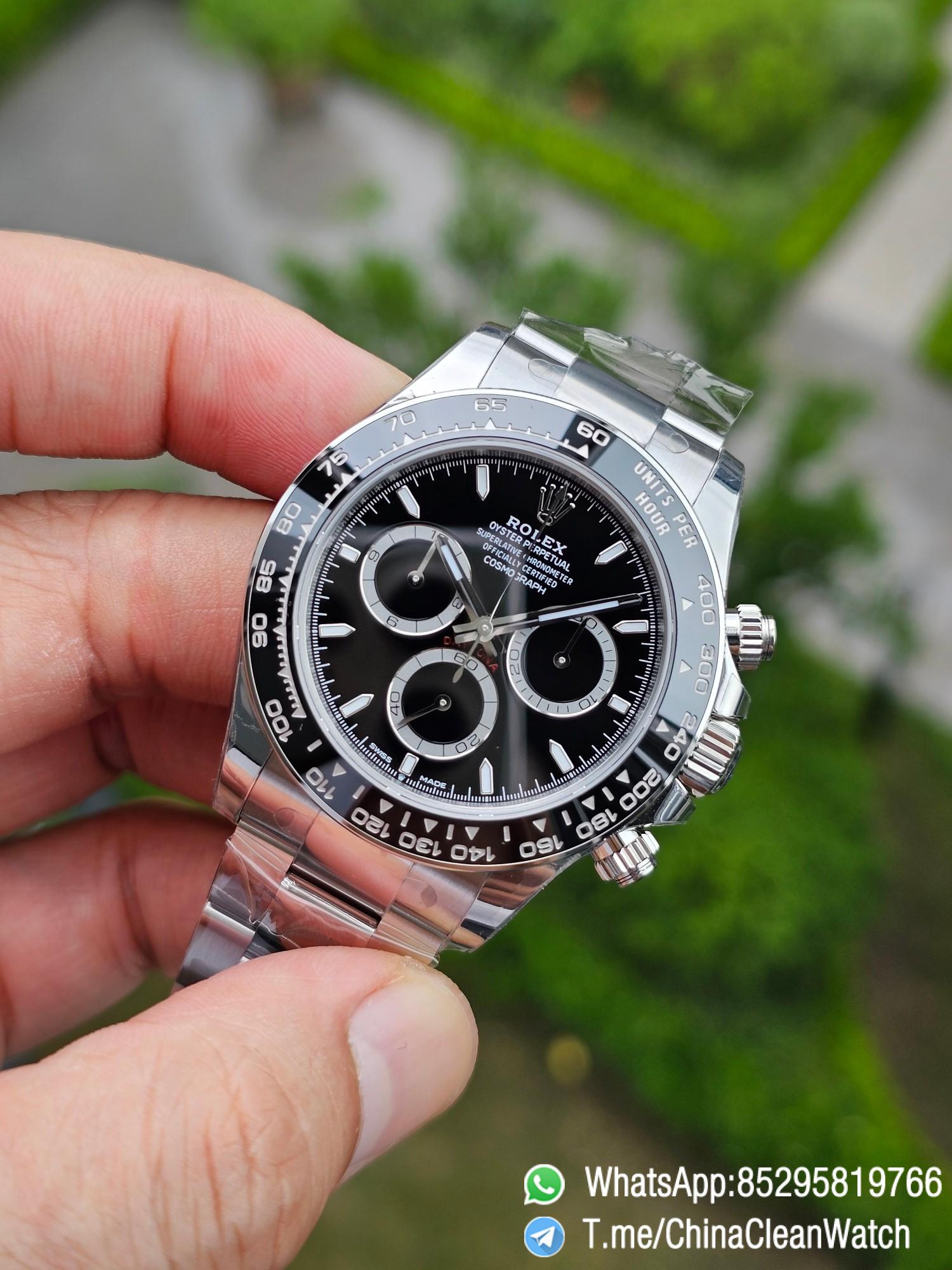 Clean Factory Watches VSF Daytona 126500LN Gain Weight 185g Black Dial Luminos Indexes Black Ceramic Bezel DD4131 Caliber 904L Oyster Bracelet 19 Clean Factory Watches VSF Daytona 126500LN Gain Weight 185g Black Dial Luminos Indexes Black Ceramic Bezel DD4131 Caliber 904L Oyster Bracelet 19