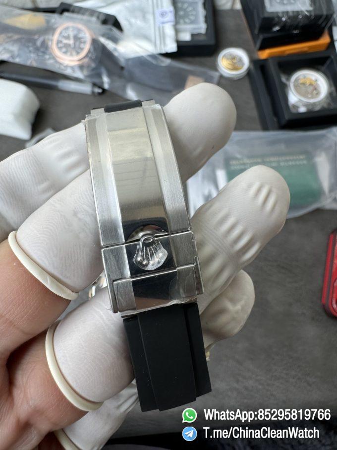Clean Factory Watches VSF Gain Weight 137g Daytona 126519 Black Dial Silver Center Chrono Dial Diamonds Indexes DD4131 Caliber Oysterflex Strap 11