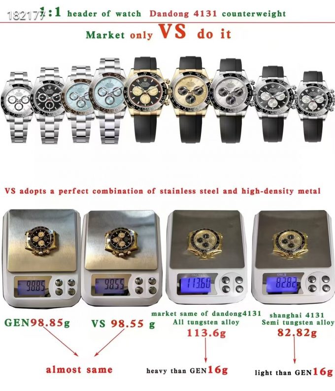 VSF Increase Weight Daytona 4131 Calibre 01